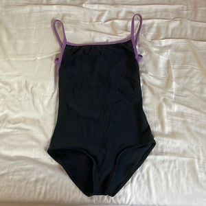 Black Yumiko Leotard